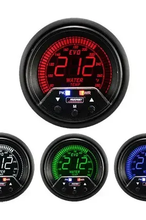 ProSport 60mm 'Premium Evo' Water Temperature Gauge - Multi-Colour - Fahrenheit Handmade