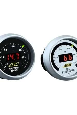 CMA AEM Wideband UEGO/Oil Pressure Gauge Bundle Hassle-Free Returns