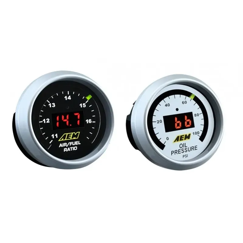 CMA AEM Wideband UEGO/Oil Pressure Gauge Bundle Hassle-Free Returns