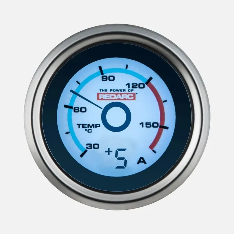 Fan Favorite Redarc Single Temperature 52mm Gauge with Optional Current Display
