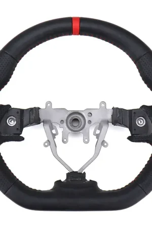 Faction Fab Steering Wheel - Leather (WRX/Sti 08-14) Bargain