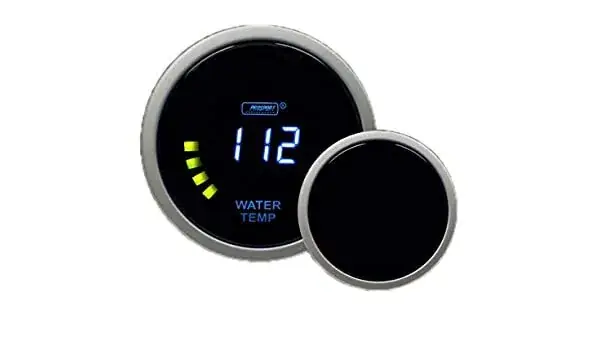 Save Now ProSport 52mm 'Digital' Water Temperature Gauge - Blue - Fahrenheit