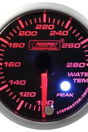 Hot Deal ProSport 52mm 'Premium' Water Temperature Gauge - Amber/White - Fahrenheit