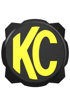 KC HiLiTES 6in. Hard Cover for Gravity Pro6 LED Lights (Single) - Black w/Yellow KC Logo Sale