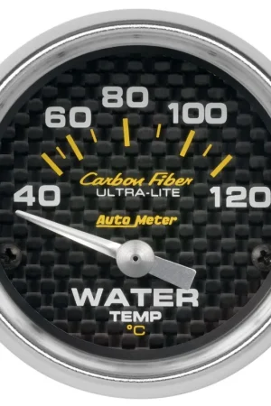 Bulk Order Autometer 2 1/16" Water Temperature 40-120°C Air-Core Carbon Fiber