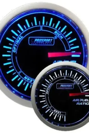 ProSport 52mm Analogue Air/Fuel Ratio Gauge - Blue/White Modern