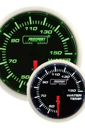 Time-Limited ProSport 52mm Water Temperature Gauge - Green/White - Fahrenheit