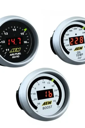 CMA AEM Wideband UEGO/Temperature/Boost Gauge Bundle Top Rated