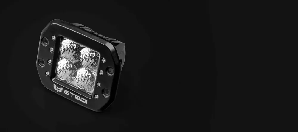 In Demand Stedi C-4 Black Edition Flush Mount Led Light - Flood