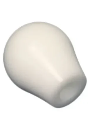 Limited Offer Torque Solution Delrin Tear Drop Shift Knob - 10x1.25 White