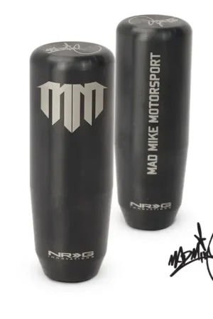 NRG NRG Universal Shift Knob - Heavy Weight - Mad Mike Signature Short Shifter - Black Chrome Buy Online