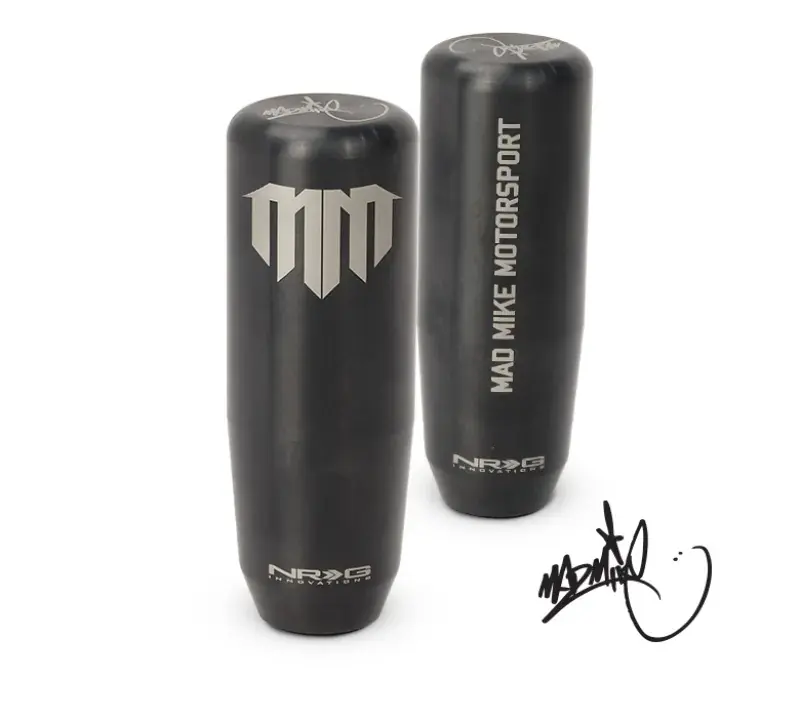 NRG NRG Universal Shift Knob - Heavy Weight - Mad Mike Signature Short Shifter - Black Chrome Buy Online