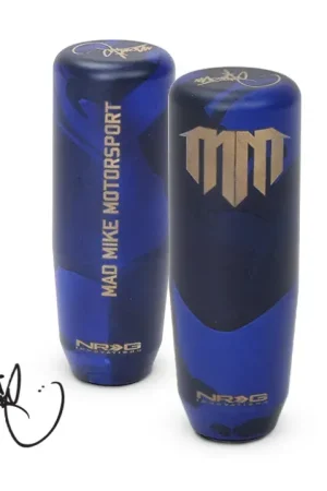 Seasonal Sale NRG NRG Universal Shift Knob - Heavy Weight - Mad Mike Signature Short Shifter - Blue Camo