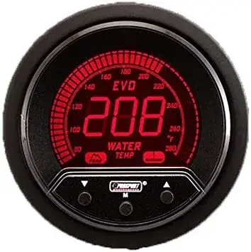 ProSport 52mm 'Evo' Water Temperature Gauge - Multi-Colour - Fahrenheit No Minimum Order