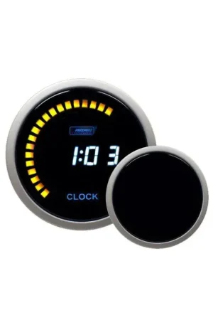 Fast Shipping ProSport 52mm 'Performance' 12 Volt Digital Clock - Blue