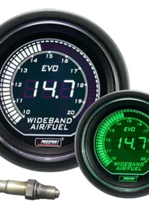 ProSport 52mm Electrical 'Evo' Wideband AFR Gauge Kit - White/Green Weekend Sale