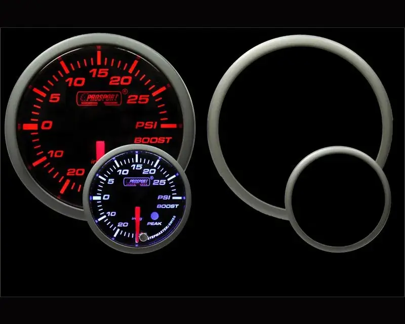 Hassle-Free Returns ProSport 52mm Electrical 'Premium' Boost Gauge - Amber/White