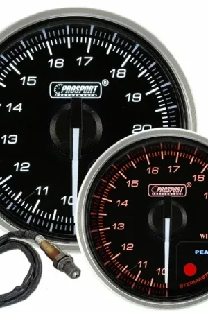 Free Delivery ProSport 52mm Electrical 'Supreme' AFR Gauge - Amber/White
