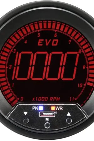 ProSport 85mm Electrical 'Evo' Tachometer - Multi-Colour Authentic
