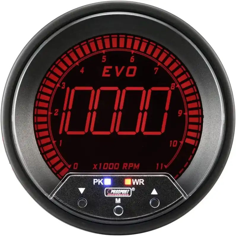 ProSport 85mm Electrical 'Evo' Tachometer - Multi-Colour Authentic