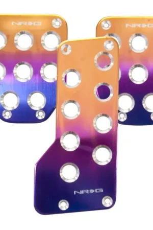 NRG NRG Aluminum Sport Pedal M/T - Purple/Titanium Fade Big Sale
