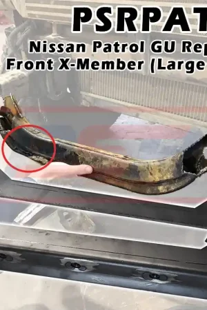 Sale Performance Suspension Racing Patrol GU Replacement Front X-Member - Large Radiator (Patrol GU)