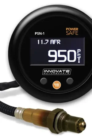 Innovate Motorsports PSN-1 PowerSafe Nitrous Bottle Pressure + Wideband Air/Fuel Gauge Kit Deal