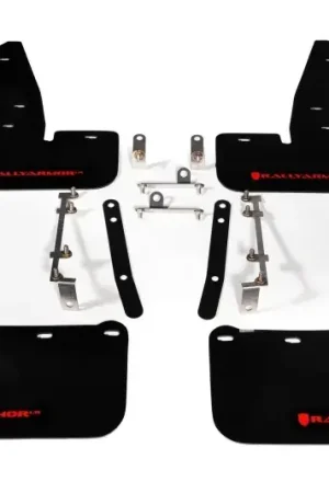 Same Day Shipping Rally Armor Rally Armor 23-24 Toyota GR Corolla Black UR Mud Flap w/Red Logo