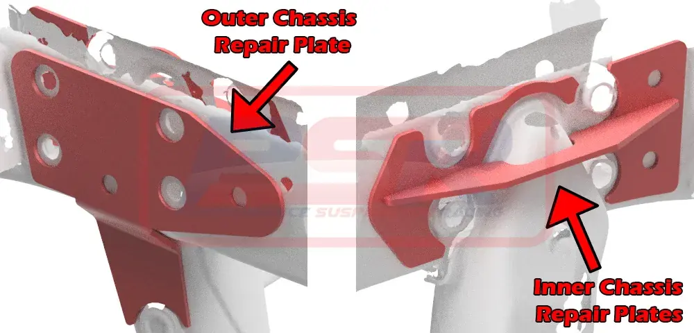 Performance Suspension Racing Steering Box Mount Repair Kit (Landcruiser 80/105) One Day Deal