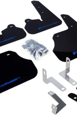 Place Order Rally Armor UR Rally Mud Flap (Impreza 12-14) Black/Blue Logo