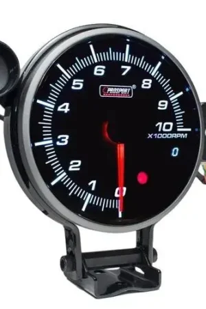 ProSport 95mm Electrical Tachometer - Blue/White/Amber Free Shipping