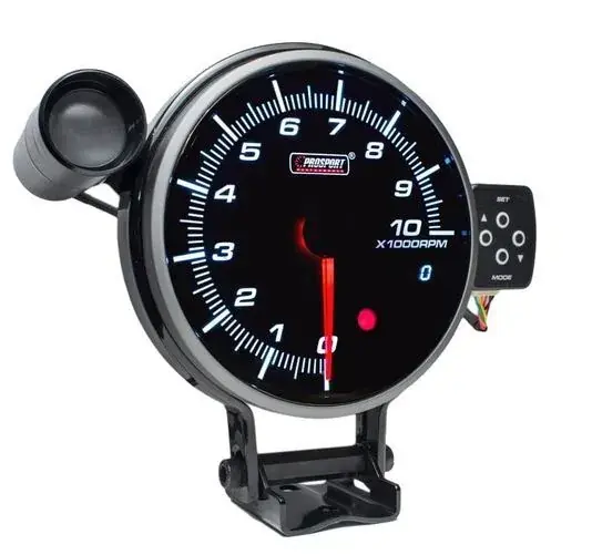 ProSport 95mm Electrical Tachometer - Blue/White/Amber Free Shipping
