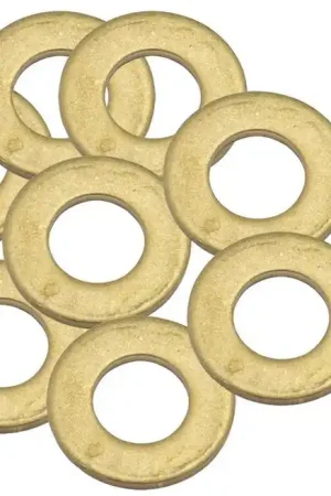 Aeroflow Metric Brass Washers - 6mm I.D 12mm O.D Fast Shipping