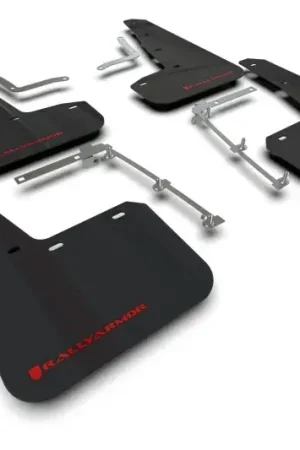 Rally Armor Rally Armor 20-23 Toyota GR Yaris Black Mud Flap w/Red Logo Modern