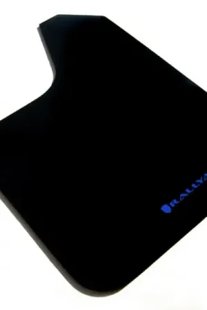 Rally Armor Rally Armor Universal Fit (No Hardware) Basic Black Mud Flap w/ Blue Logo Time-Limited