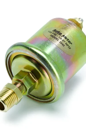 Deal Autometer Sensor Oil Pressure 0-80 PSI 1/8" NPT Male for Short Sweep Elec.