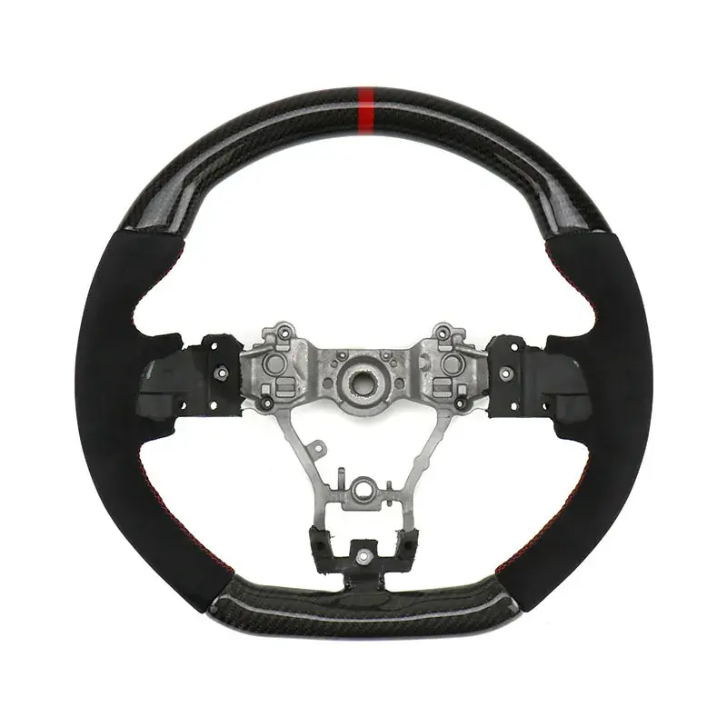Fan Favorite Faction Fab Steering Wheel (WRX/STi 2015+) Carbon and Suede