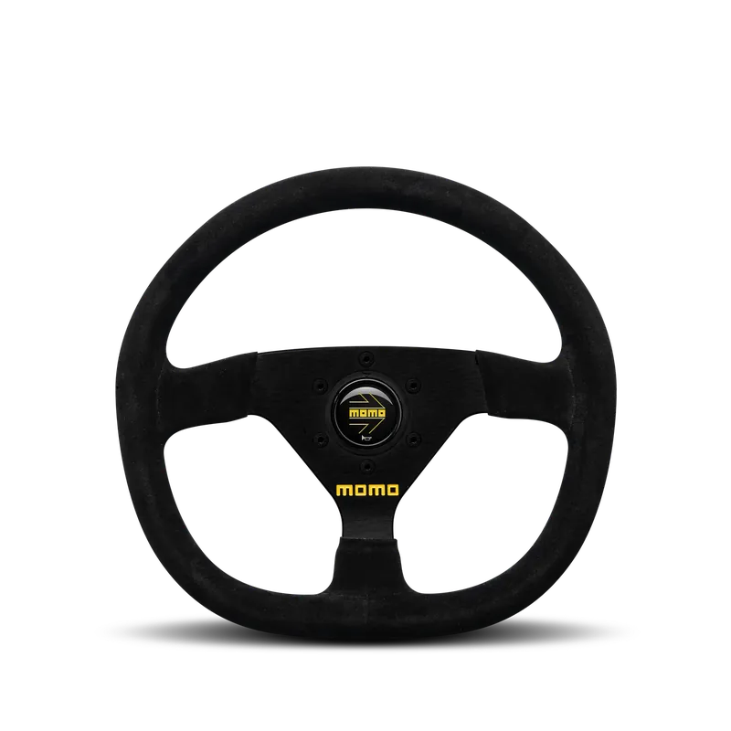 Momo Steering Wheel Mod.88 Flat Bot. BLK 320mm Money Back Guarantee