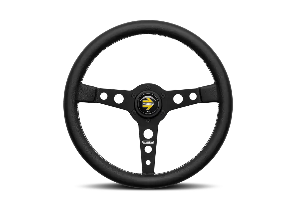 Momo Steering Wheel Prototipo NER35CNFBI Black 350mm Price Drop