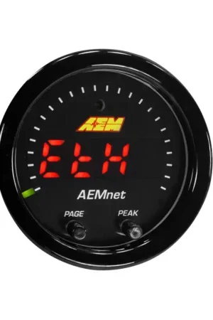 Special Discount AEM X-Series AEMnet Can Bus Gauge. Black Bezel & Black Faceplate