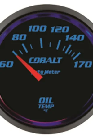Autometer 2-1/16" Oil Temperature 60-170 °C Air-Core Cobalt Affordable
