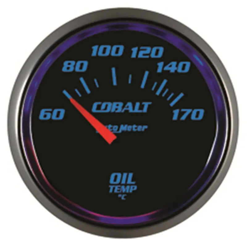 Autometer 2-1/16" Oil Temperature 60-170 °C Air-Core Cobalt Affordable