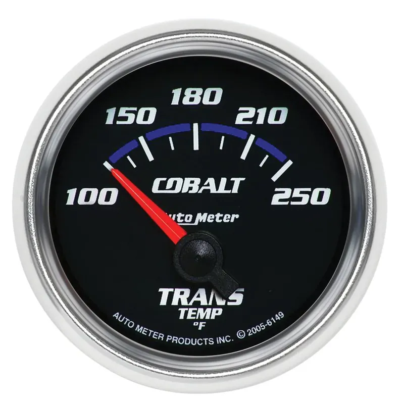 Autometer 2-1/16" Transmission Temperature 100-250 °F Air-Core Cobalt Big Sale