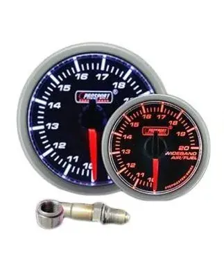 Weekend Sale ProSport 60mm Electrical 'Premium' Dual Wideband AFR Kit - Amber/White