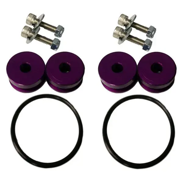 Torque Solution Billet Bumper Quick Release Kit - Purple Limited Offer