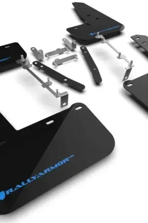 Save Now Rally Armor Rally Armor 23-24 Toyota GR Corolla Black Mud Flap w/Light Blue Logo