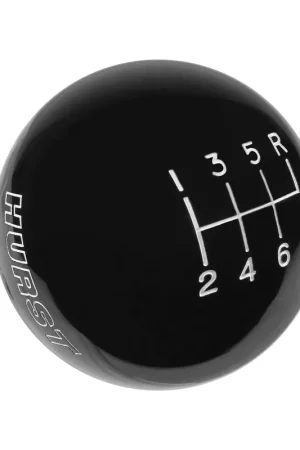 Last Chance Hurst Shift Knob - 6-Speed - Black C5 Corvette Shift Knob - 9/16-18 Threads