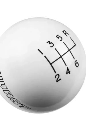 Hurst Shift Knob - 6-Speed - White C5 Corvette Shift Knob - 9/16-18 Threads Weekend Sale