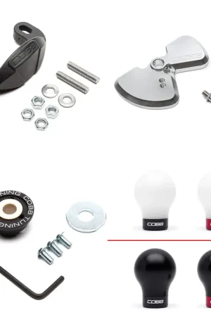 Cobb Tuning Stage 1+ Drivetrain Package Black Weighted Knob (WRX VA 15-21/WRX VB 22+) Weekend Sale