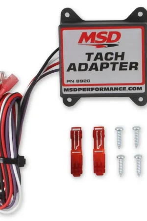 Warranty Included MSD Tach/Fuel Adapter Magnetic Trigger Installations or Current Triggered Tachometers